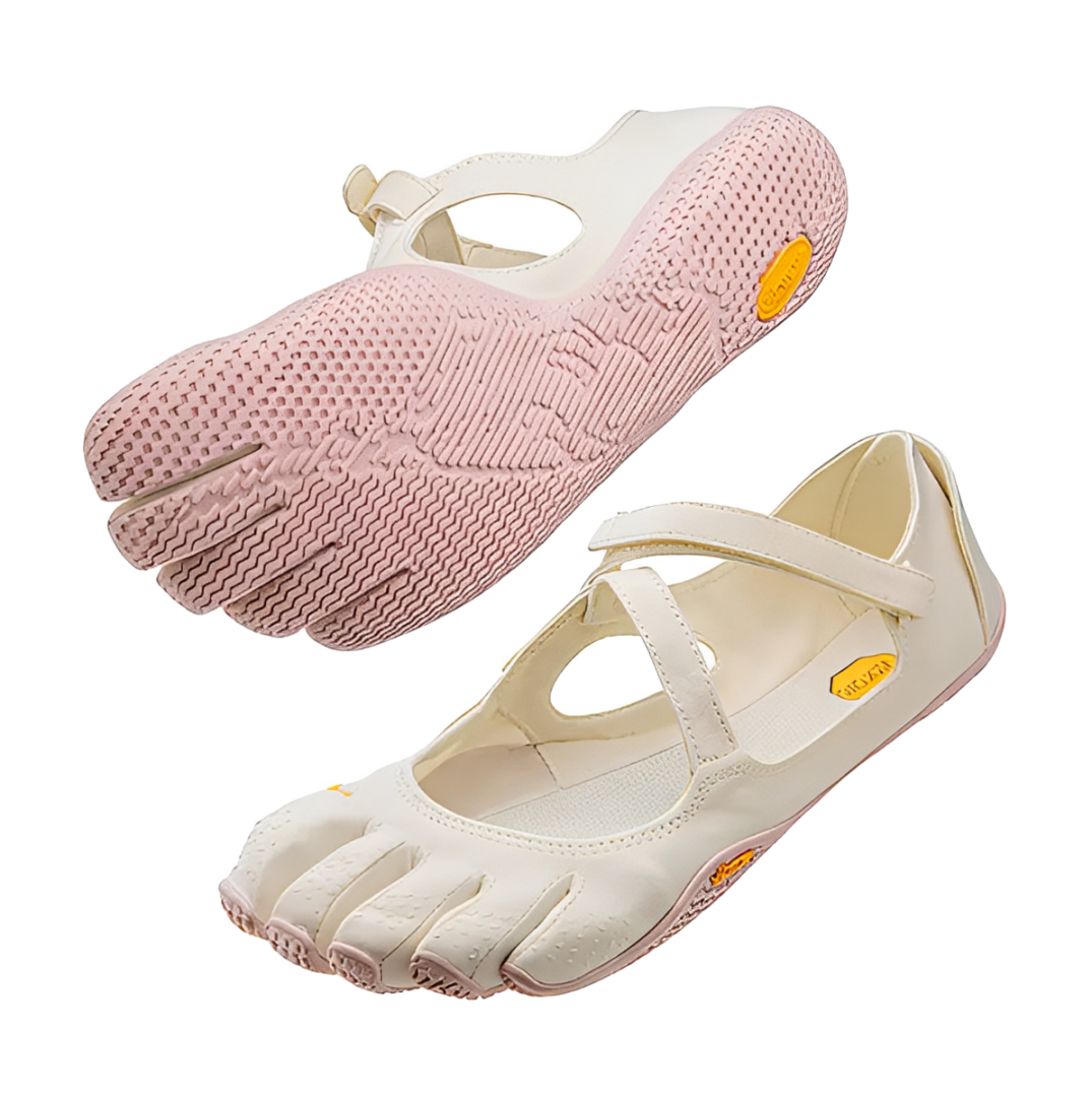 Kavifo SoleFlow™ Barefoot Flats in neutral color, featuring minimal design and flexible sole for barefoot-style comfort.